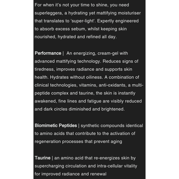 SL1 Superleggera Moisturizer by Patricks - Picture 3 of 4